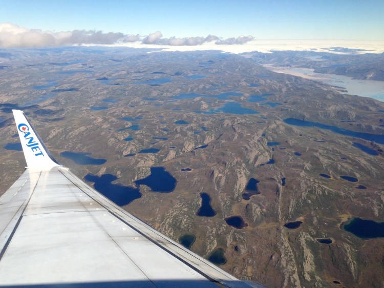 Approach to Kangerlussuaq, Northern Greenland