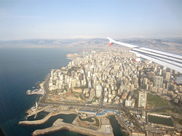 Beirut, Lebanon - Final approach