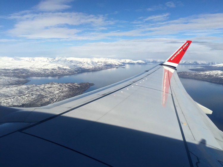 Climb out from Alta, Finnmark, Norway